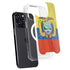 Ecuador Flag Distressed iPhone 14 Pro MagSafe Case
